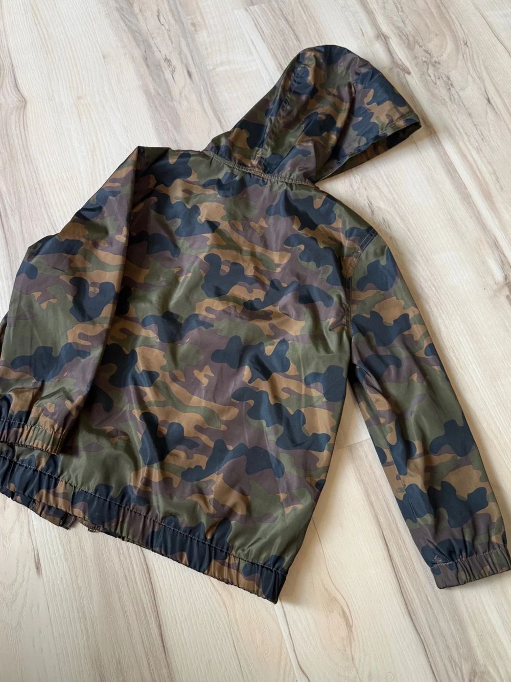 Gymboree Kids Lined Camo Raincoat size 5 - 6